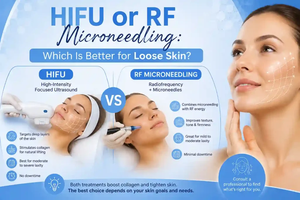 Lost the Weight but Not the Loose Skin? What You Should Know 2 HIFU or RF Microneedling: Which Is Better for Loose Skin Swinton?